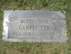 Betty Mae <I>Akers</I> Carpenter 