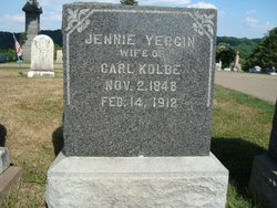 Jane “Jennie” <I>Yergin</I> Kolbe 