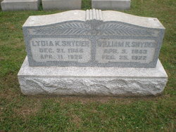 Lydia Ann Kerr <I>Barndt</I> Snyder 