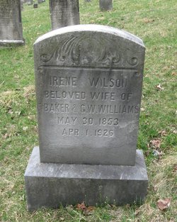 Irene <I>Wilson</I> Baker Williams 