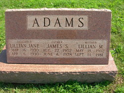 Lillian Jane Adams 