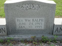 Rev William Ralph Anderson 