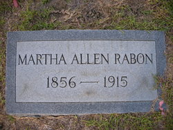 Martha <I>Allen</I> Rabon 