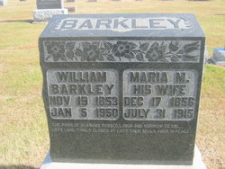 Martha Maria <I>Webb</I> Barkley 