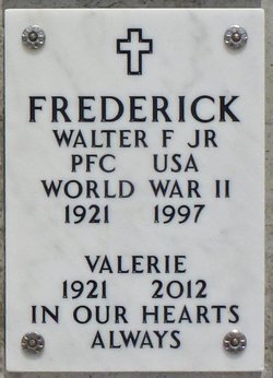 PFC Walter Franklin Frederick Jr.