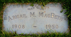 Abigail M MacBeth 