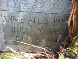 Annie <I>Allis</I> Payne 