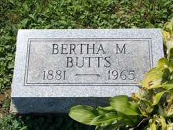 Bertha May <I>Wheeler</I> Butts 
