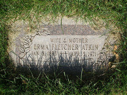 Erma Alice <I>Fletcher</I> Atkin 