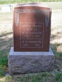 Anna Hansdatter <I>Wang</I> Daehlin 