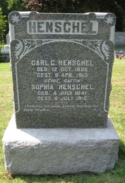 Sophia <I>Schumberg</I> Henschel 