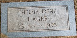 Thelma Irene <I>Lucas</I> Hager 
