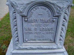 Mary Tamer <I>Ford</I> Adams 