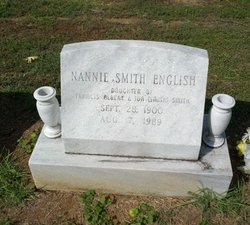 Nannie <I>Smith</I> English 