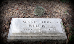 Anne Isabel “Minnie” <I>Perry</I> Phillips 