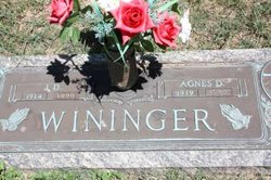 Agnes <I>Dickson</I> Wininger 