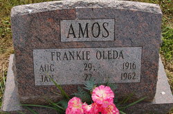 Frances Oleda “Frankie” <I>Scritchfield</I> Amos 