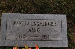 Waneta Garnetta <I>Ensminger</I> Amos 