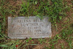 Arlena Bell <I>Amos</I> Lowther 