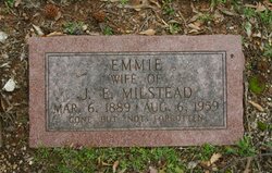 Emmaline “Emmie” <I>Ragain</I> Milstead 