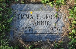 Emma E. “Fannie” <I>Ackley</I> Crosby 
