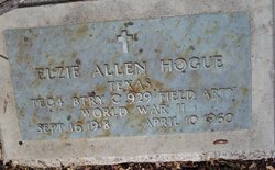 Elzie Allen Hogue 
