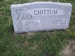 Alice Louise <I>Dull</I> Chittum 