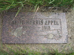 Allie <I>Harris</I> Appel 