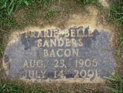 Prarie Belle <I>Sanders</I> Bacon 