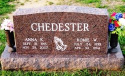 Anna Velma <I>Law</I> Chedester 