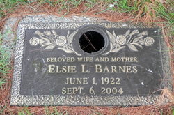 Elsie Lee <I>Mims</I> Barnes 