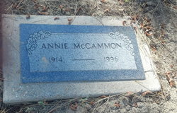 Annie <I>Zachora</I> McCammon 
