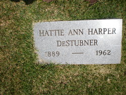 Hattie Ann <I>Sergant</I> DeStubner 