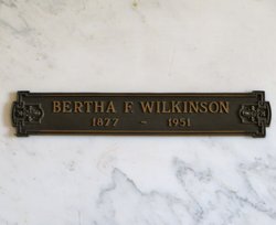 Bertha Fredericka <I>Sander</I> Wilkinson 