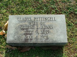 Gladys Virginia <I>Pettingell</I> Adams 