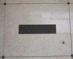 Etta Pearl <I>McFarland</I> Hamman 