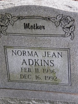 Norma Jean <I>Ashworth</I> Adkins 