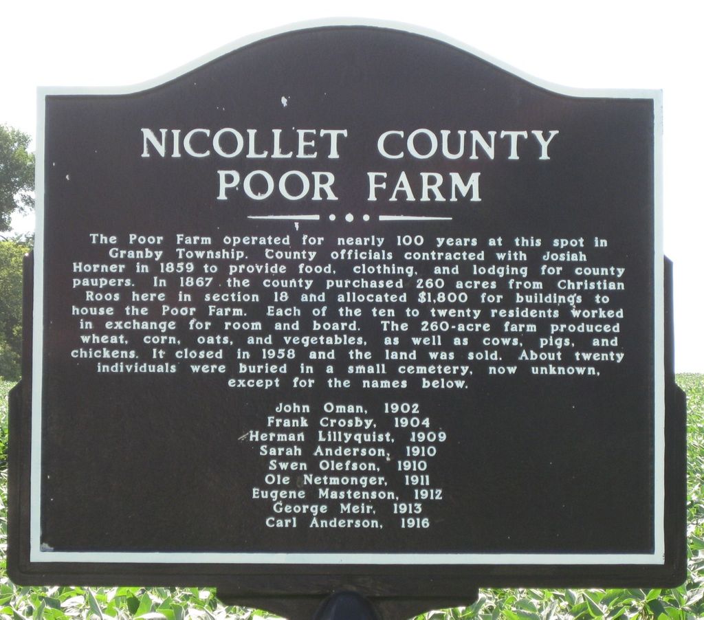 Nicollet County Poor Farm Cemetery