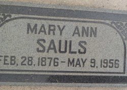 Mary Ann <I>Terry</I> Sauls 