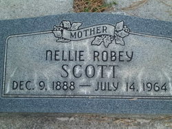 Maria “Nellie” <I>Robey</I> Scott 