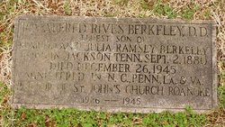 Rev Alfred Rives Berkeley 
