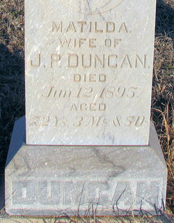 Matilda <I>Mounts</I> Duncan 