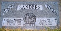 Thelma Isabell <I>Williams</I> Sanders 