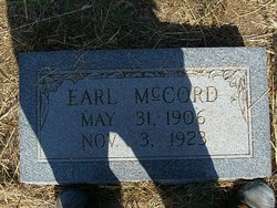 Earl F McCord 