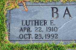 Luther E Baker 