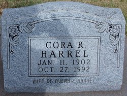 Cora Ruth <I>Christian</I> Harrel 
