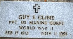 Pvt Guy Eugene Cline 