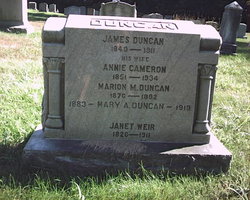Annie <I>Cameron</I> Duncan 