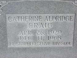 Catherine <I>Aldridge</I> Craig 