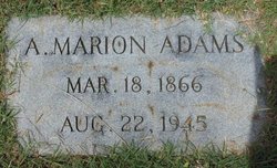 Adolphus Marion Adams 